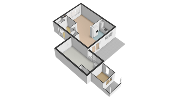 Floorplan - Roerstraat 9, 8303 JC Emmeloord